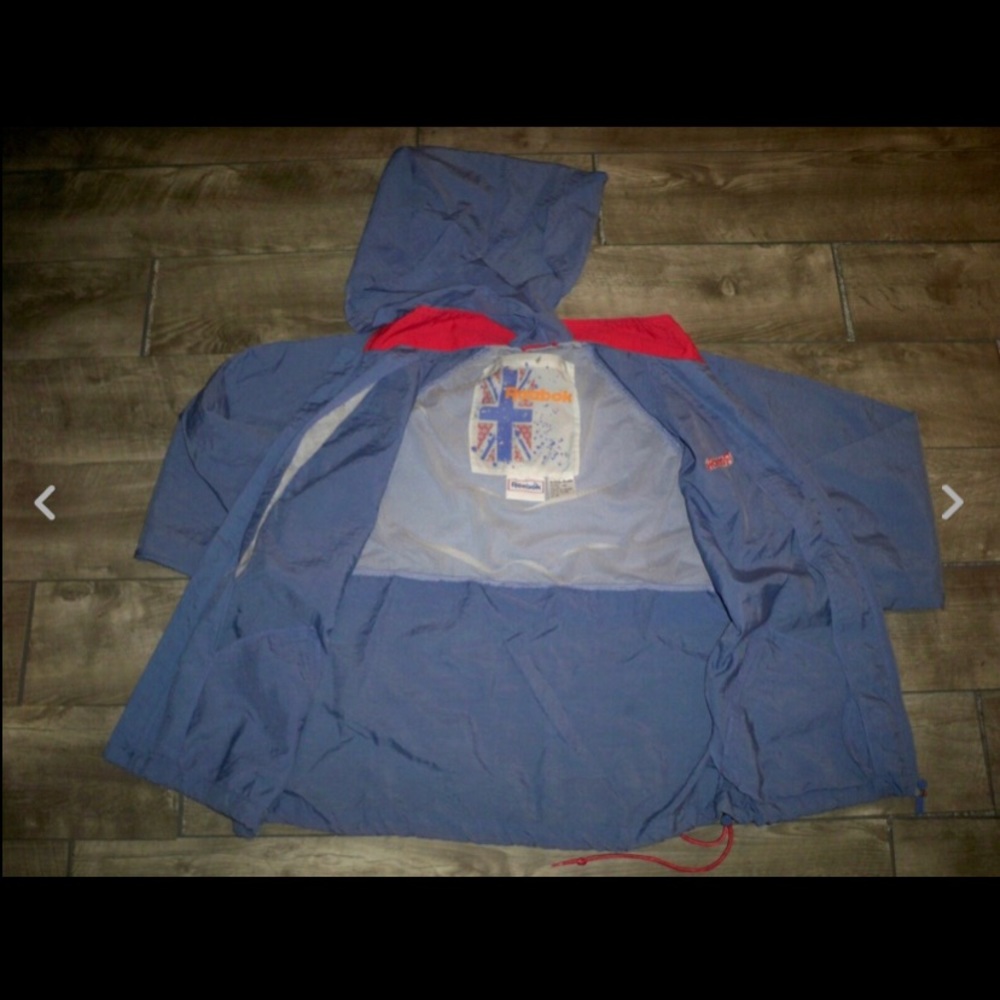 Vtg Reebok Track Suit Hip Hop Rap Jacket Pants Med - Picture 5 of 8
